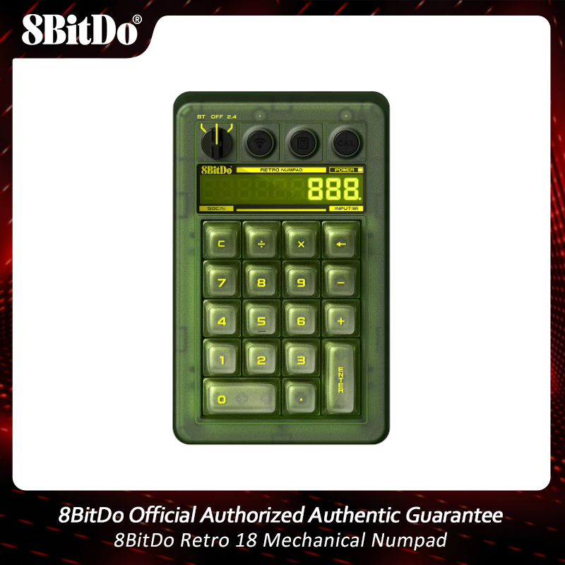 Retro Gaming Xbox - 8BitDo Retro 18 Mechanical Numpad BT