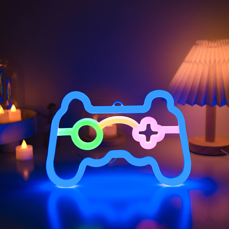 Retro Gaming Projector - Gamer Neon Sign Lights,Gamer Controller Neon