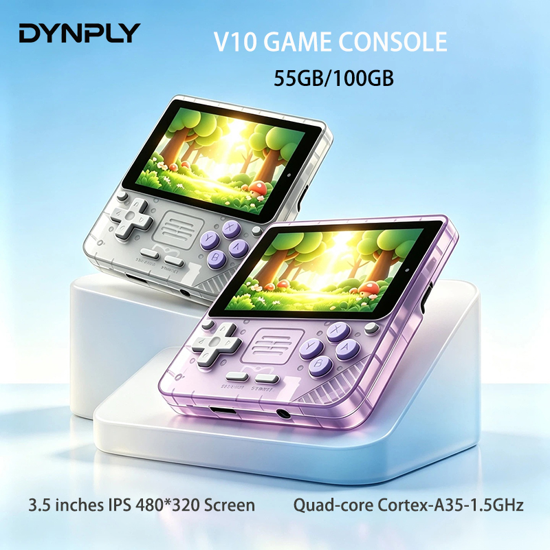 Retro Gaming Gameboy - POWKIDDY V10 3.5-Inch IPS Oca Hd
