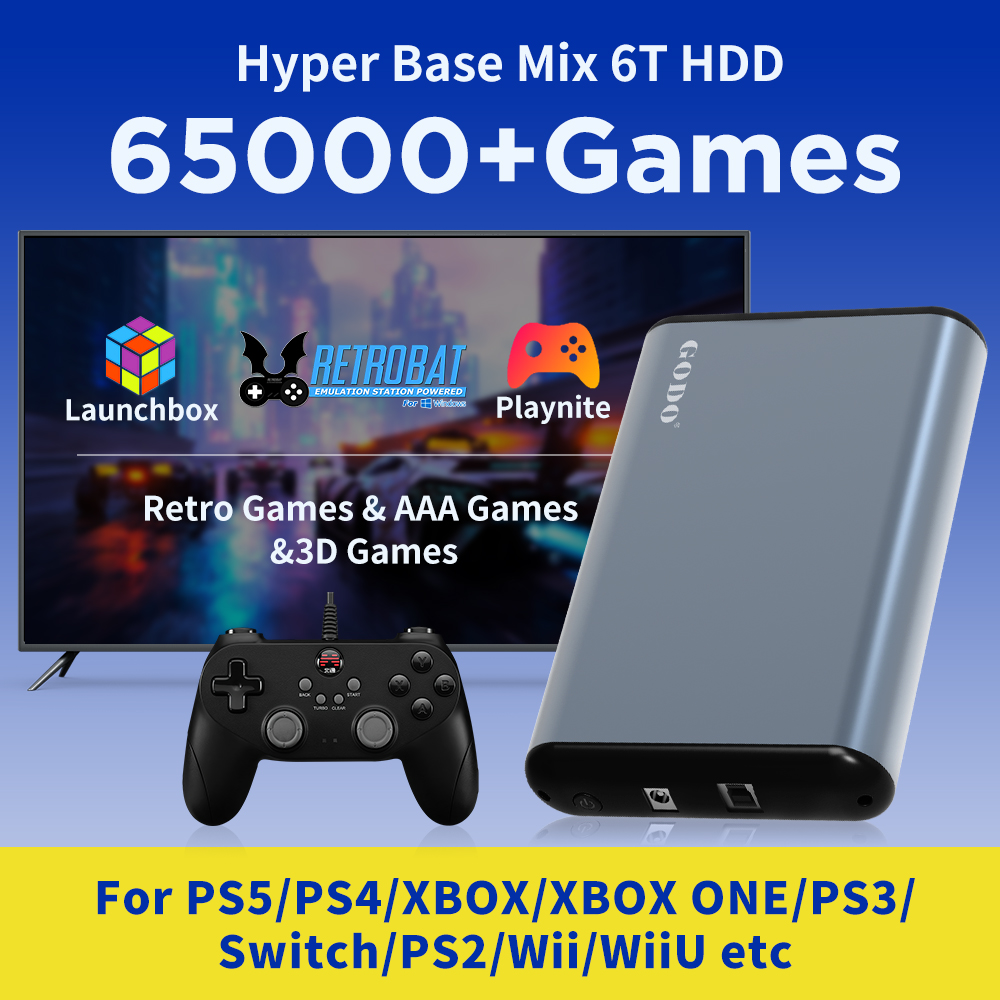 JMachen 6TB Portable Gaming HD - Retro Gaming Xbox 评论和价格