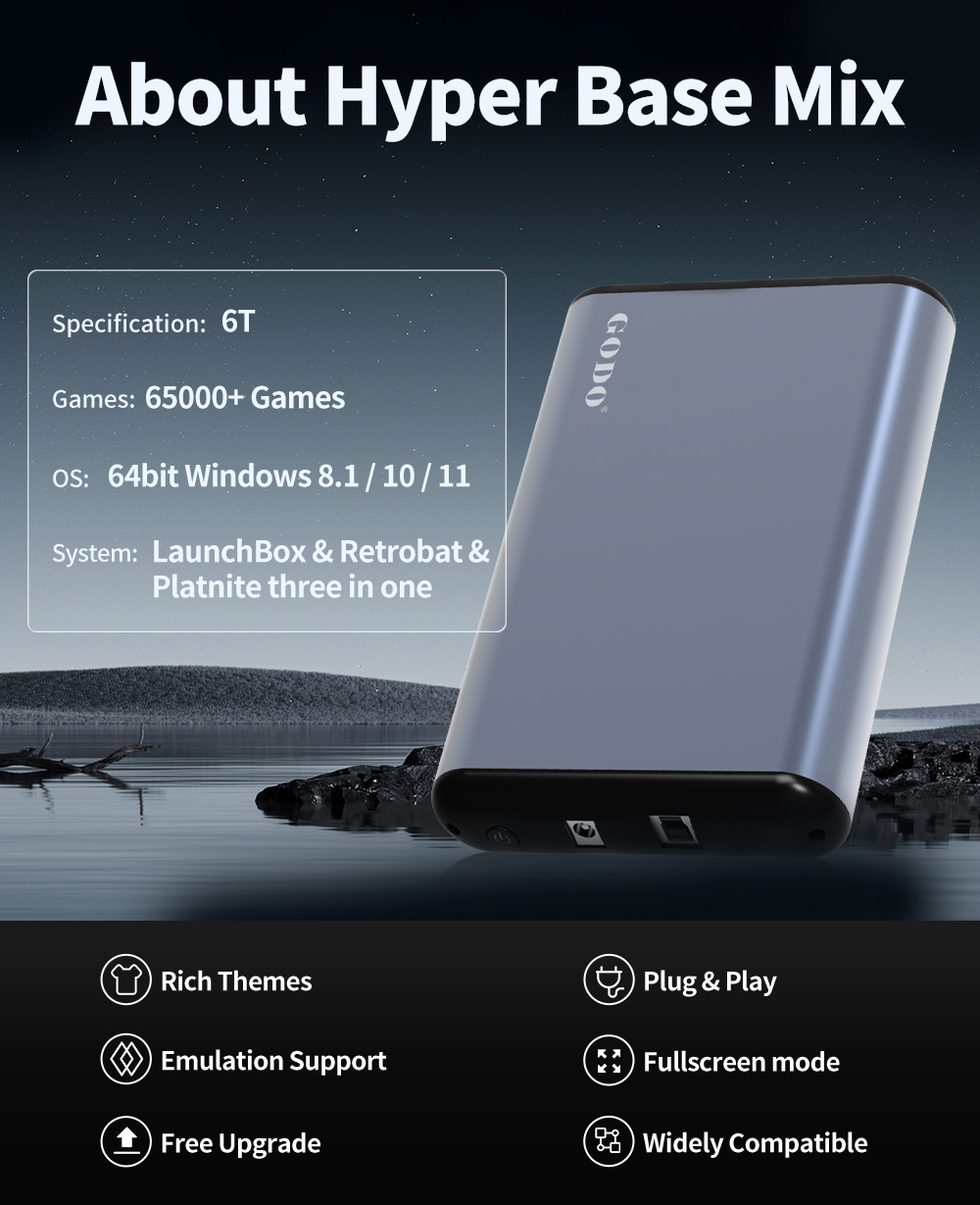 JMachen 6TB Portable Gaming HD - Retro Gaming Xbox 评论和价格