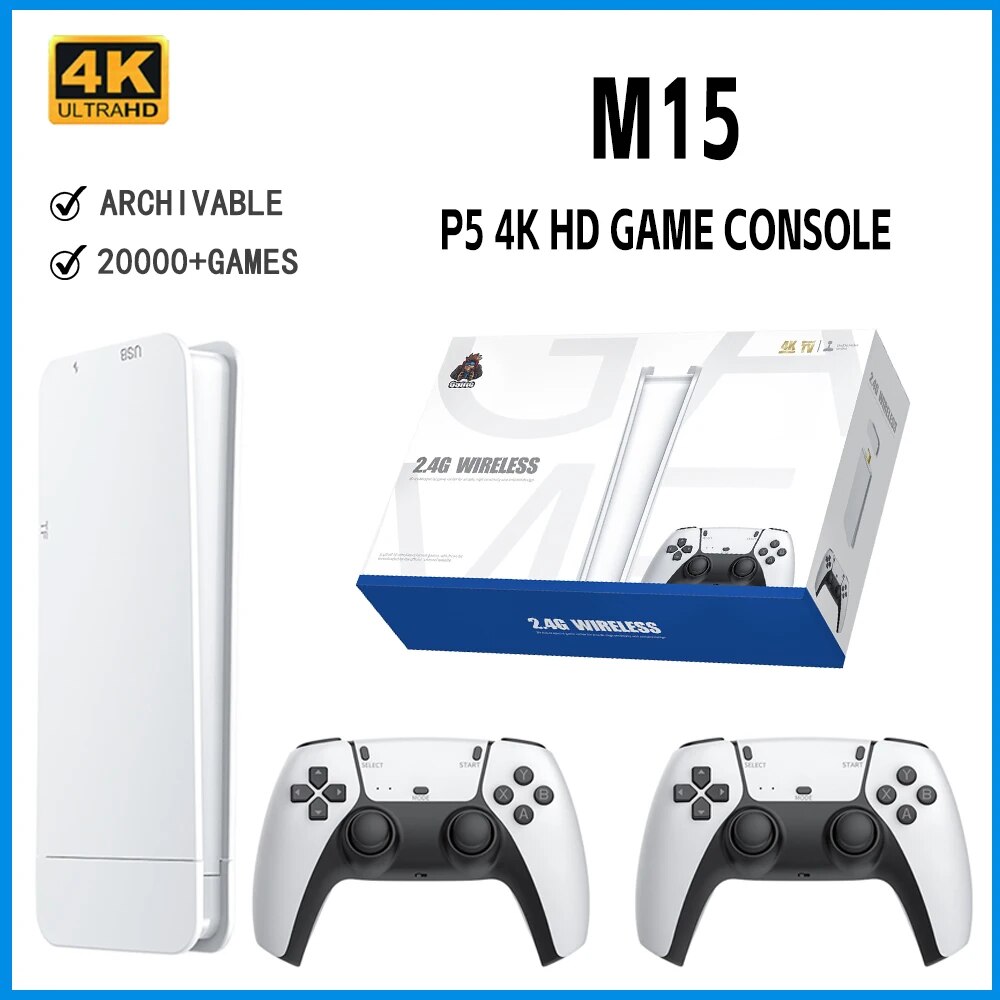 NEW M15 4K HD Game Console P5  - Retro Gaming Xbox 评论和价格