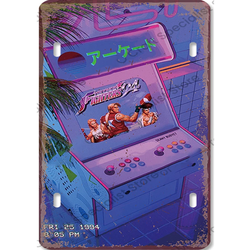 Vintage Gaming Metal Sign Retr - Retro Gaming Gameboy 评论和价格