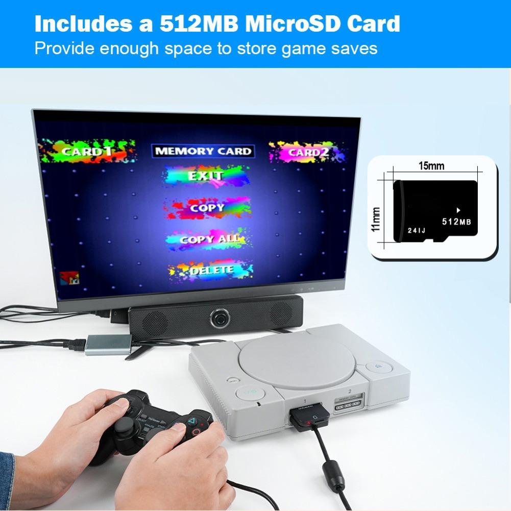 PSxMemCard PSX Memory Card Sav - Memory Card Ps1 评论和价格