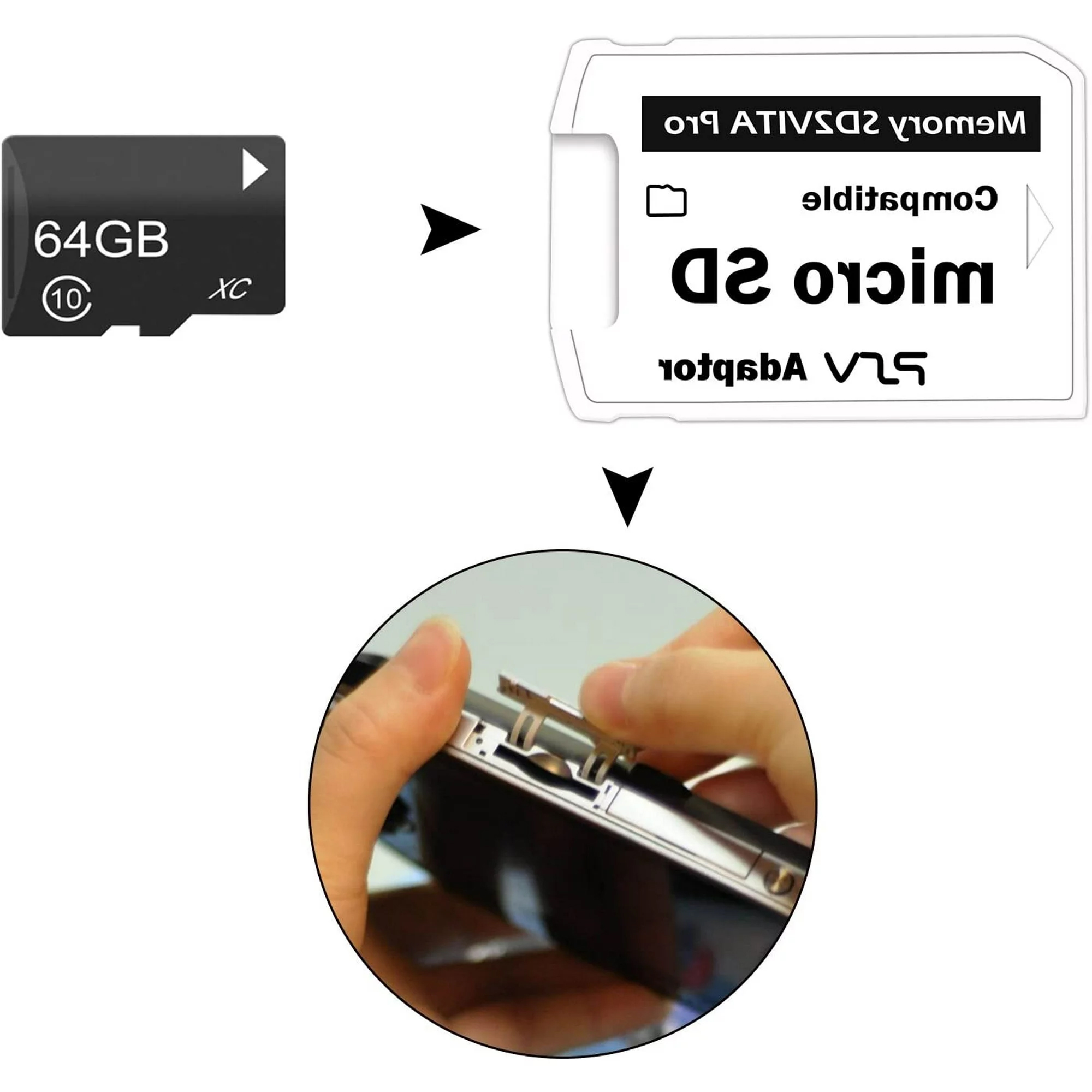 Sd2Vita Pro Adapter 3.0 Compat - Memory Card Ps1 评论和价格