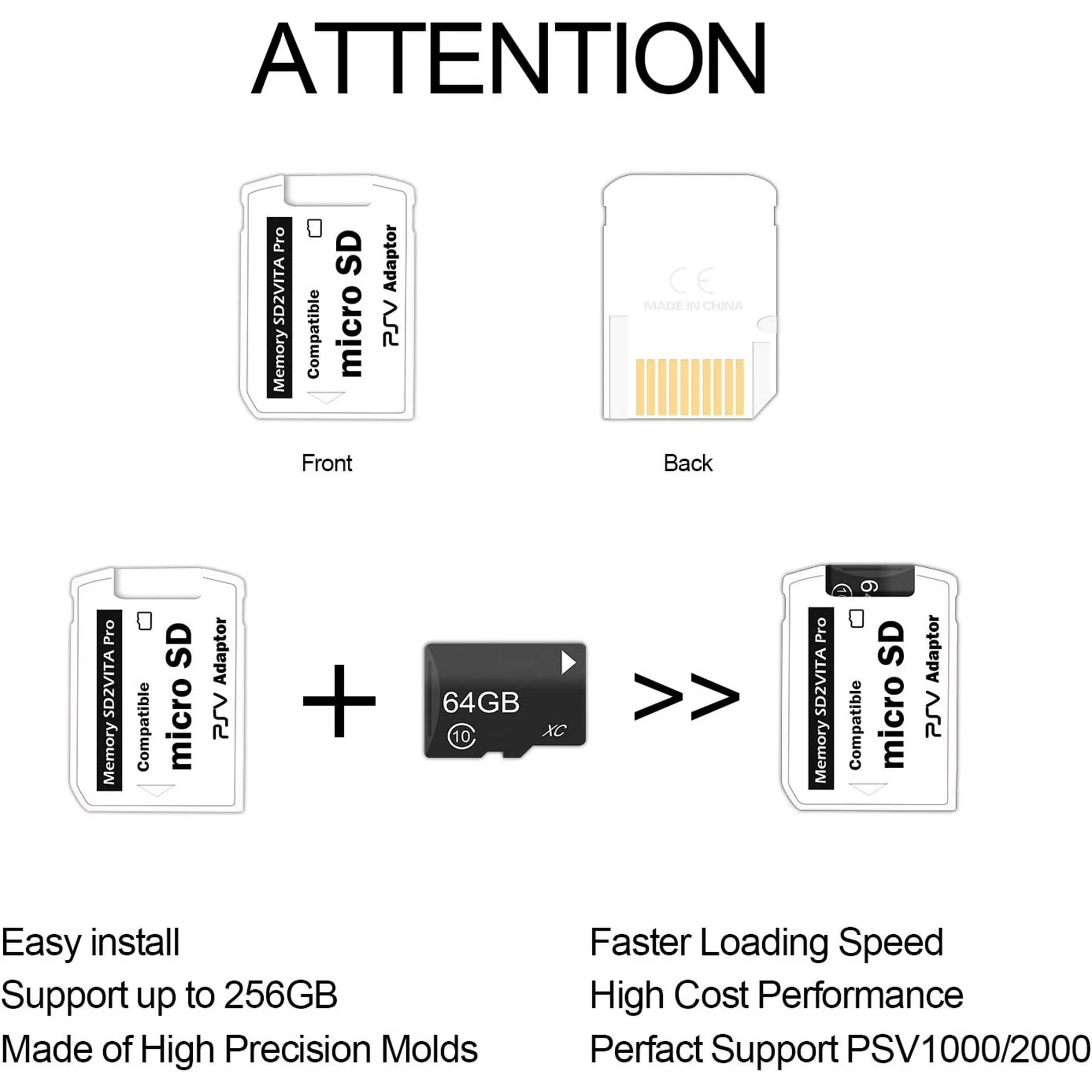 Sd2Vita Pro Adapter 3.0 Compat - Memory Card Ps1 评论和价格