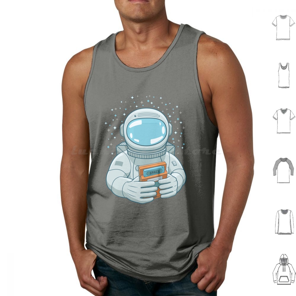 Gaming Spaceman Tank Tops Prin - Retro Gaming Gameboy 评论和价格