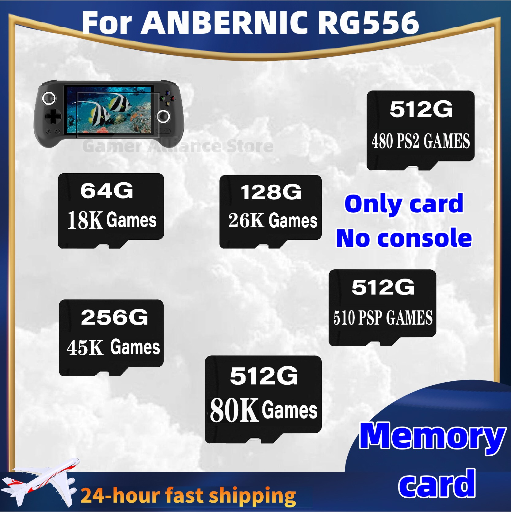 For ANBERNIC RG556 Handheld Re - Memory Card Ps1 评论和价格
