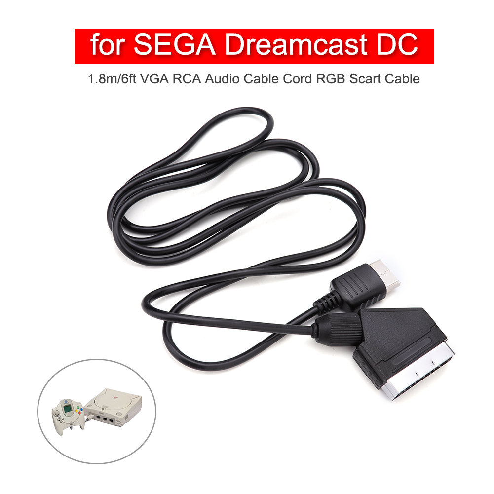 RGB Scart Cable For SEGA Dream - Retro Gaming Cables 评论和价格