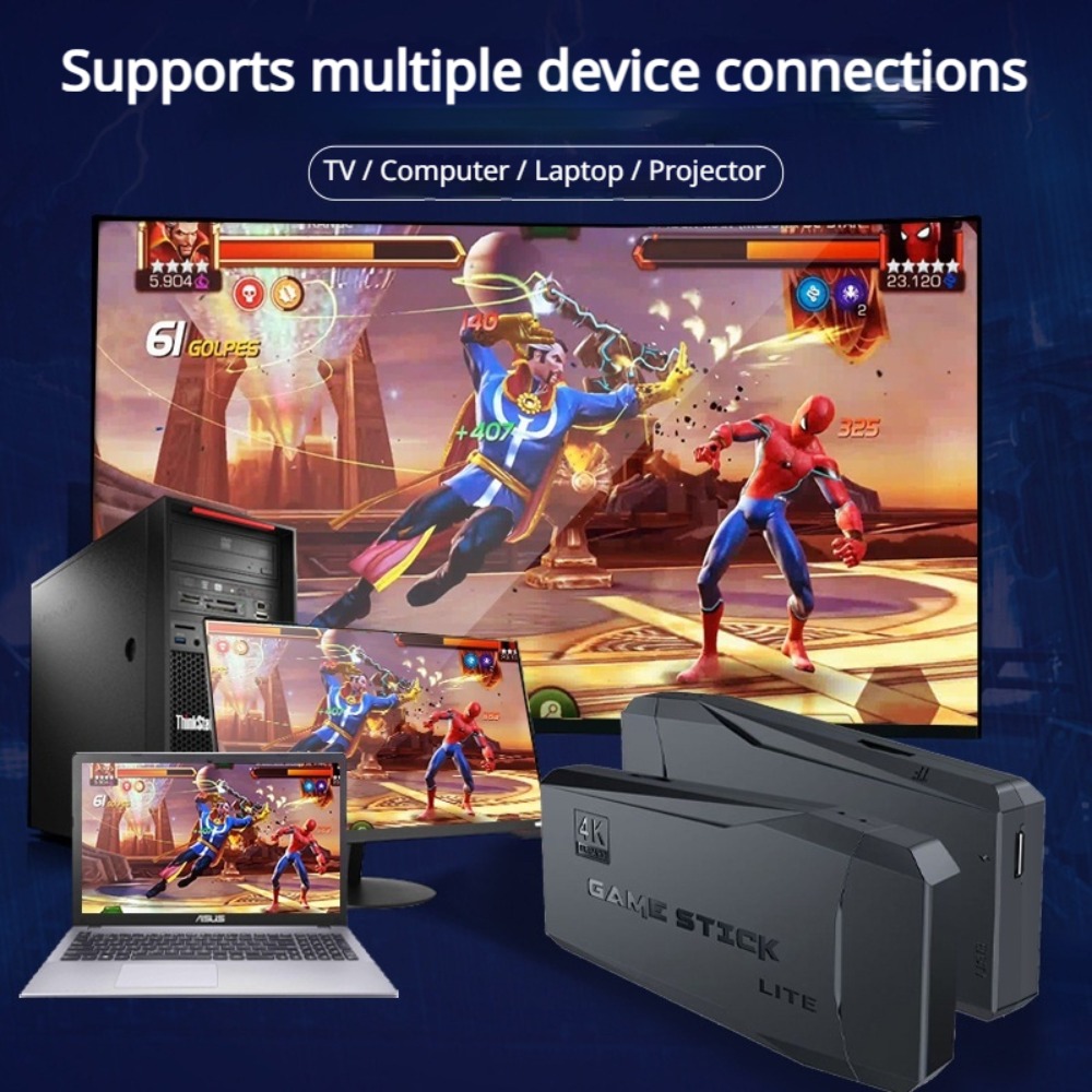 Portable 4K Retro Game Stick C - Retro Gaming Xbox 评论和价格
