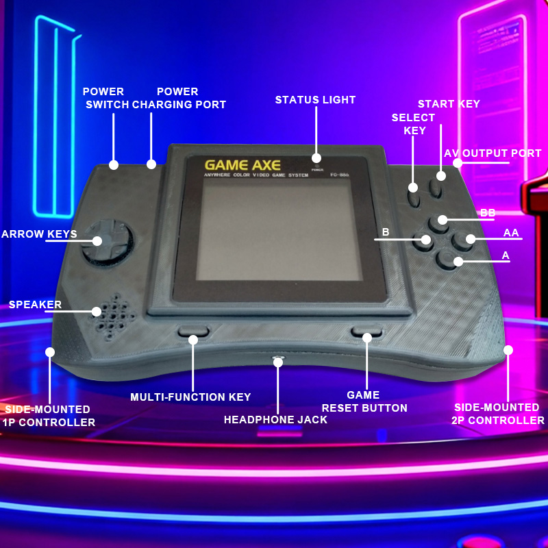 PFT Elite 4-Inch Handheld Arca - Retro Gaming Arcade Console 评论和价格