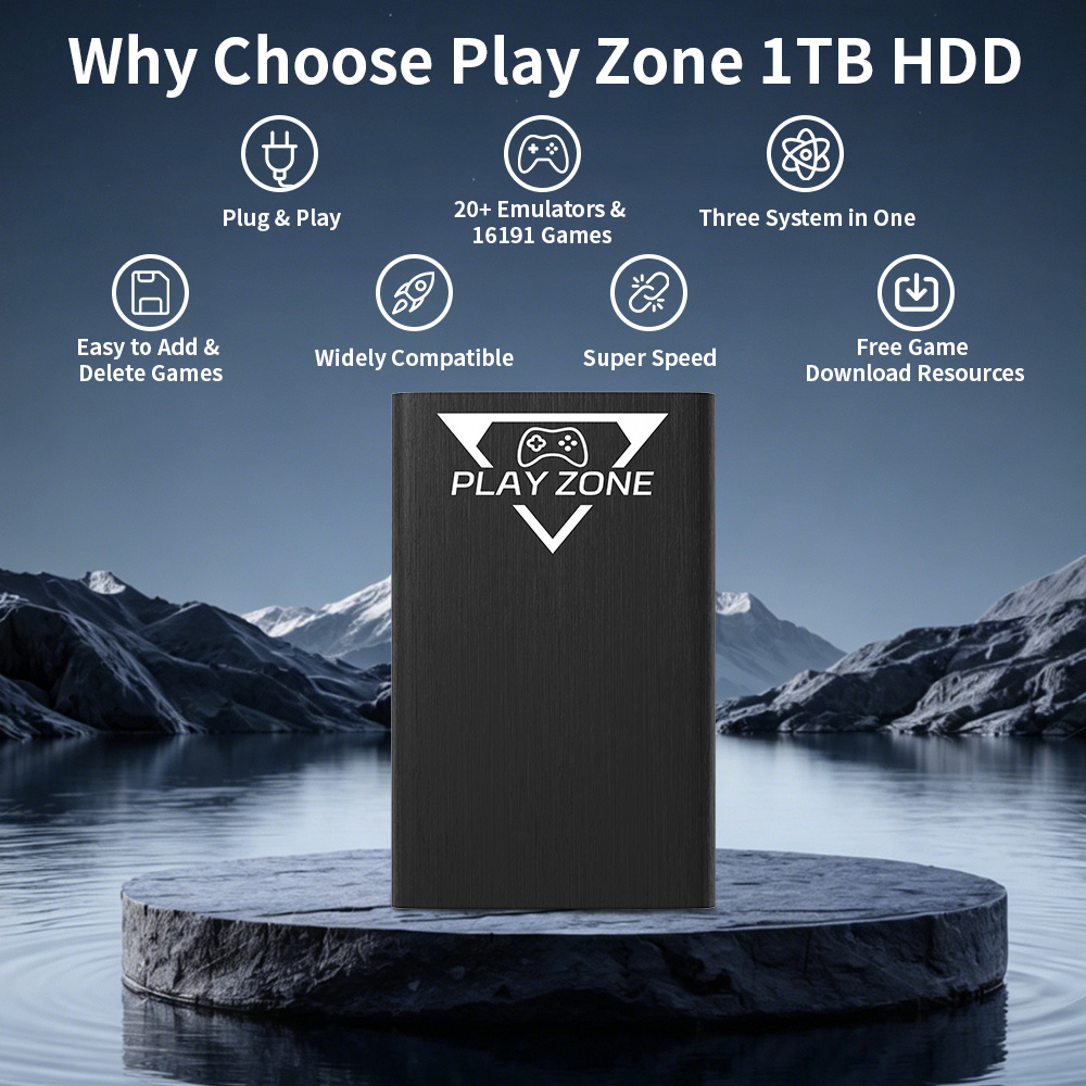 Play Zone 1TB Portable Gaming  - Retro Gaming Xbox 评论和价格