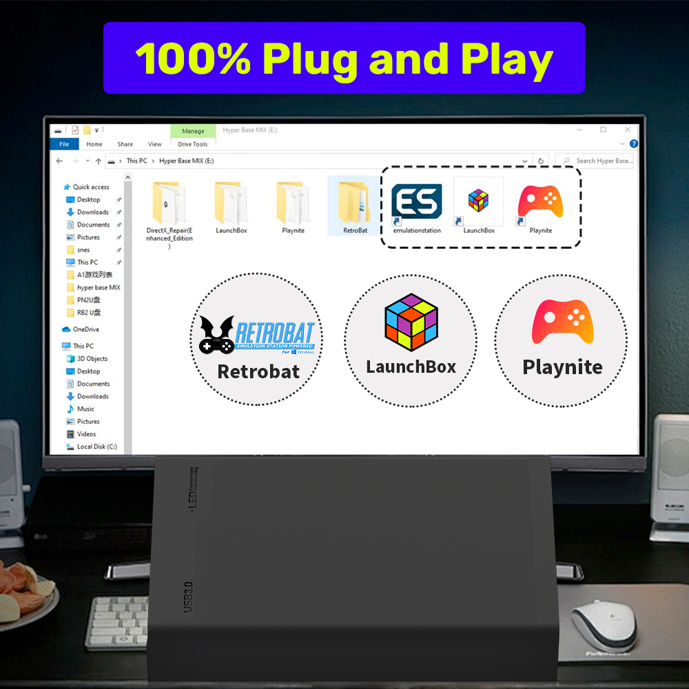 Mix500G Portable Game Hard Dri - Retro Gaming Xbox 评论和价格