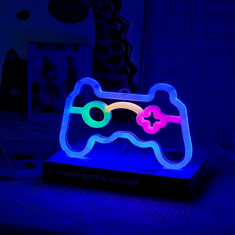 Gamer Neon Sign Lights,Gamer C - Retro Gaming Projector 评论和价格