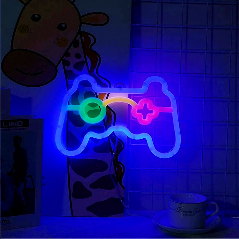 Gamer Neon Sign Lights,Gamer C - Retro Gaming Projector 评论和价格