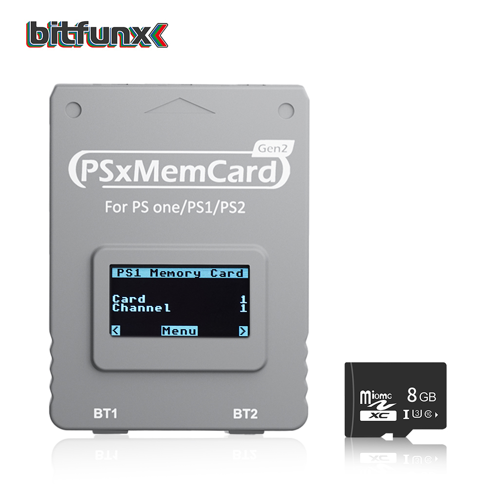 Bitfunx PSxMemCard Gen2 Store  - Memory Card Ps1 评论和价格