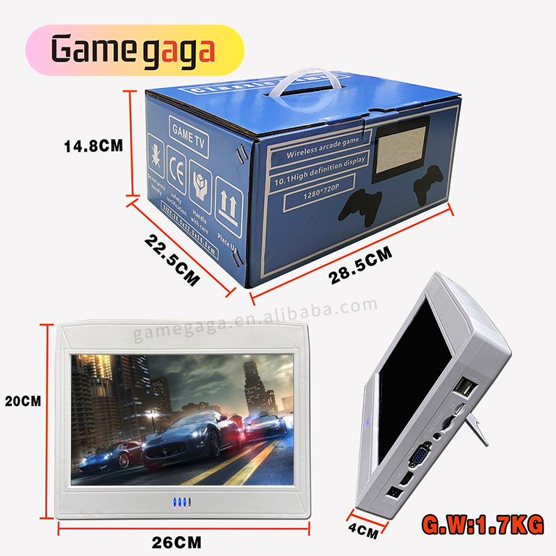 L Video Game Console 10 Inch S - Retro Gaming Arcade Console 评论和价格