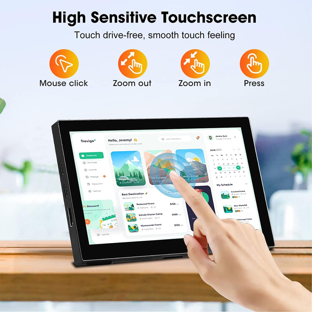 Touchscreen Small Monitor 7-In - Retro Gaming Monitor 评论和价格
