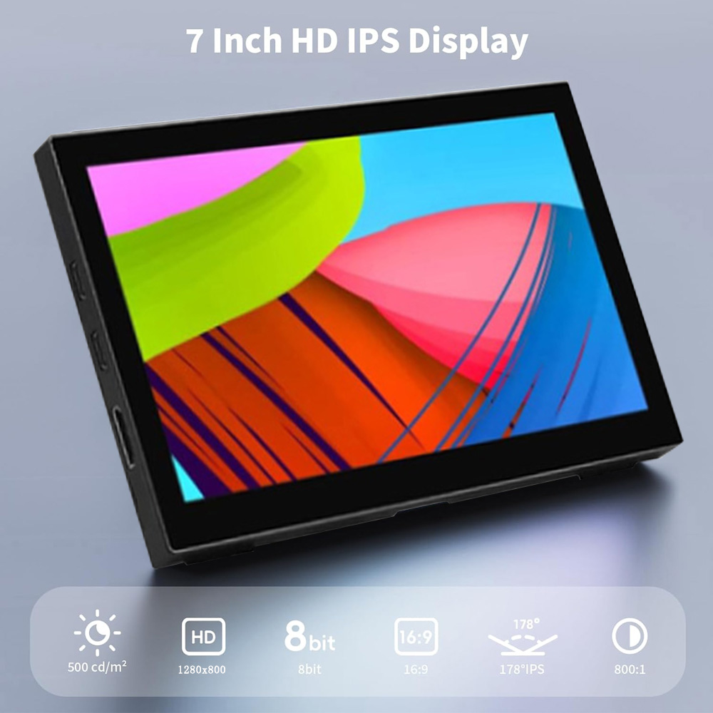 Touchscreen Small Monitor 7-In - Retro Gaming Monitor 评论和价格