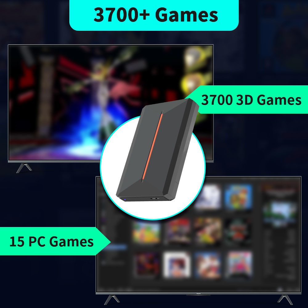 Launchbox OS 500GB Portable Ga - Retro Gaming Monitor 评论和价格