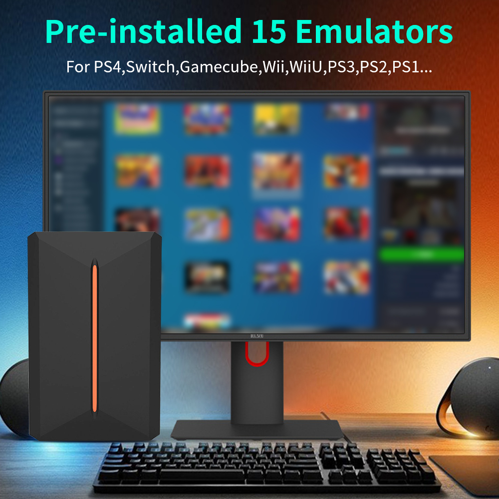 Launchbox OS 500GB Portable Ga - Retro Gaming Monitor 评论和价格