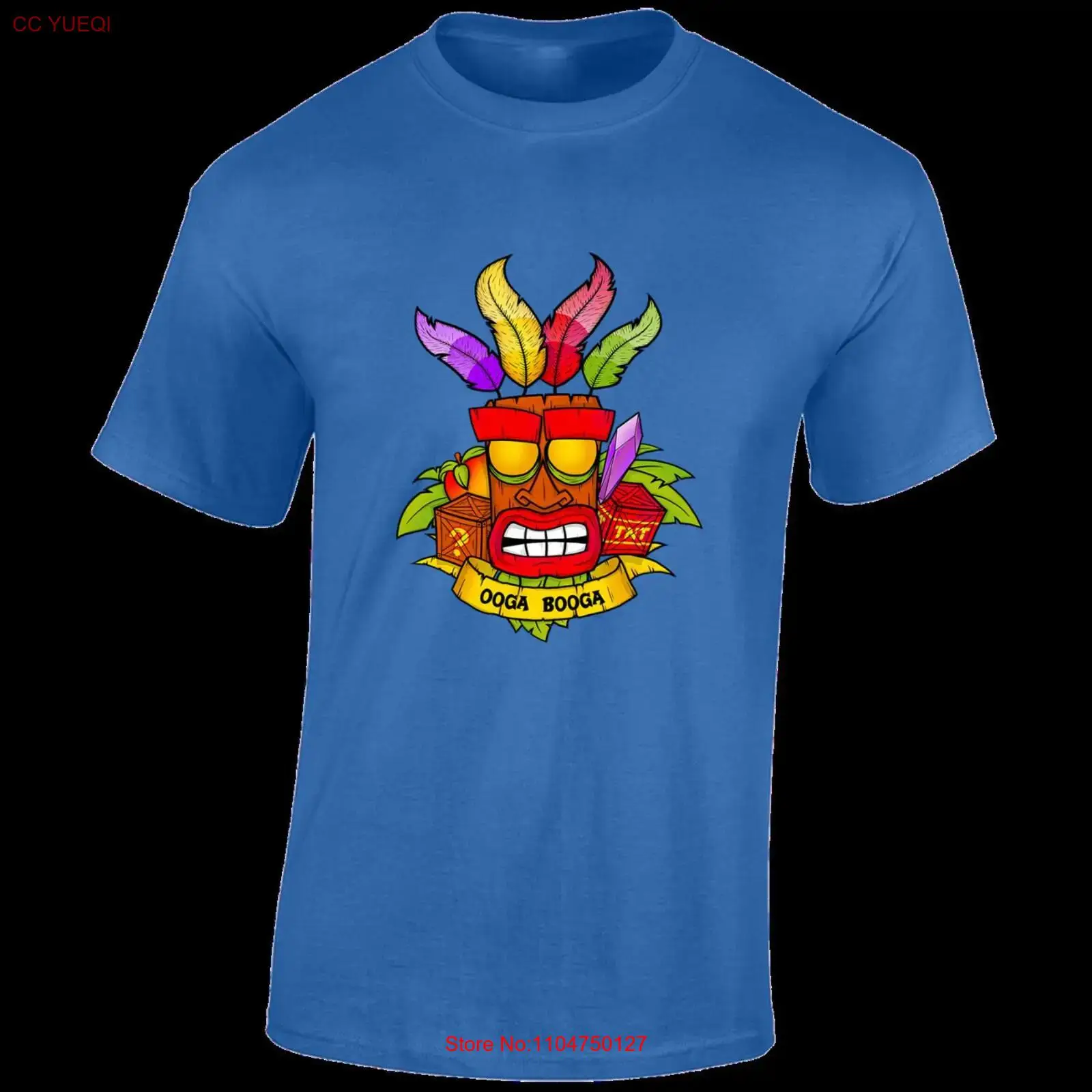 Oga booga crash mens T Shirt r - Retro Gaming Ideas 评论和价格