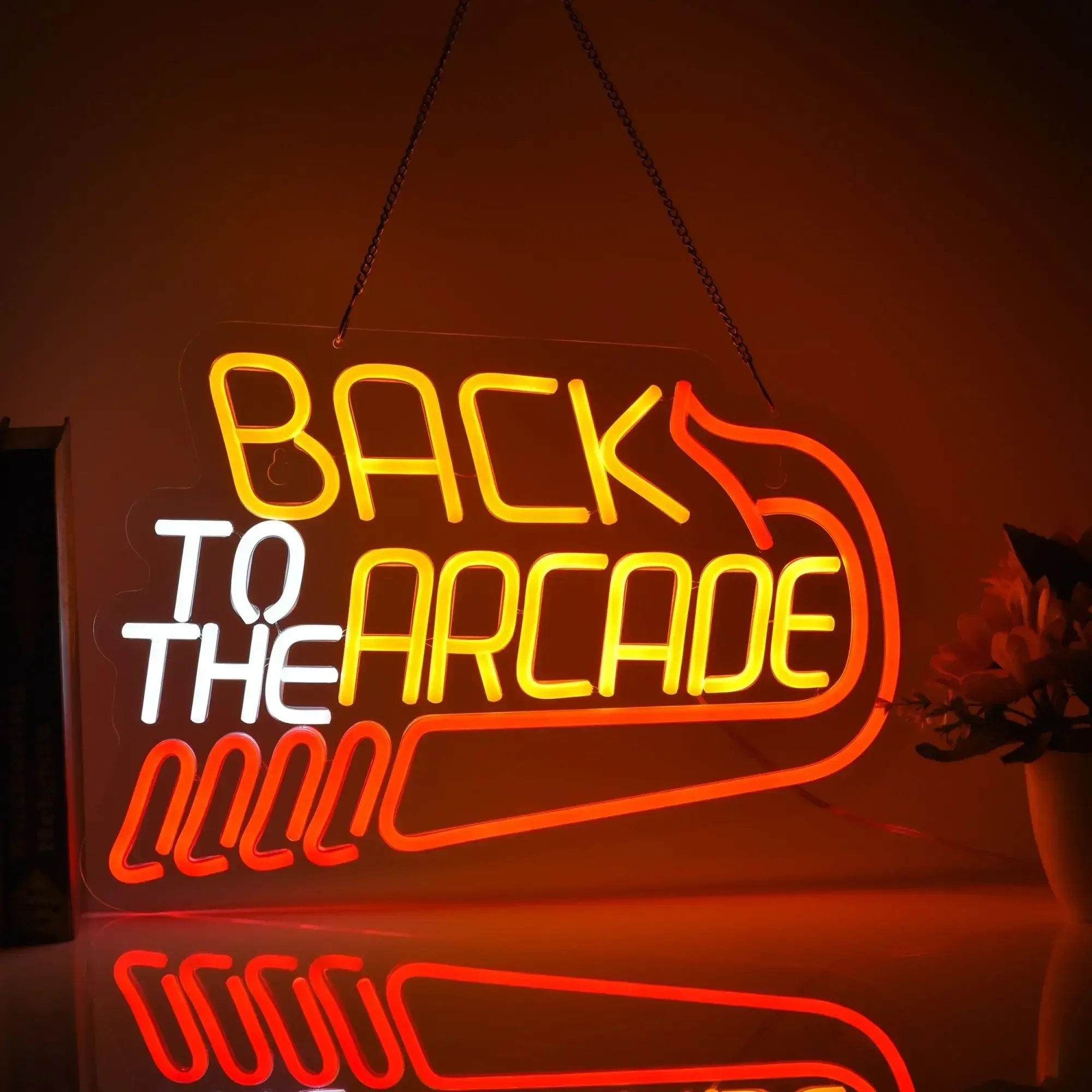 Back to The Arcade Neon Sign R - Retro Gaming Ideas 评论和价格