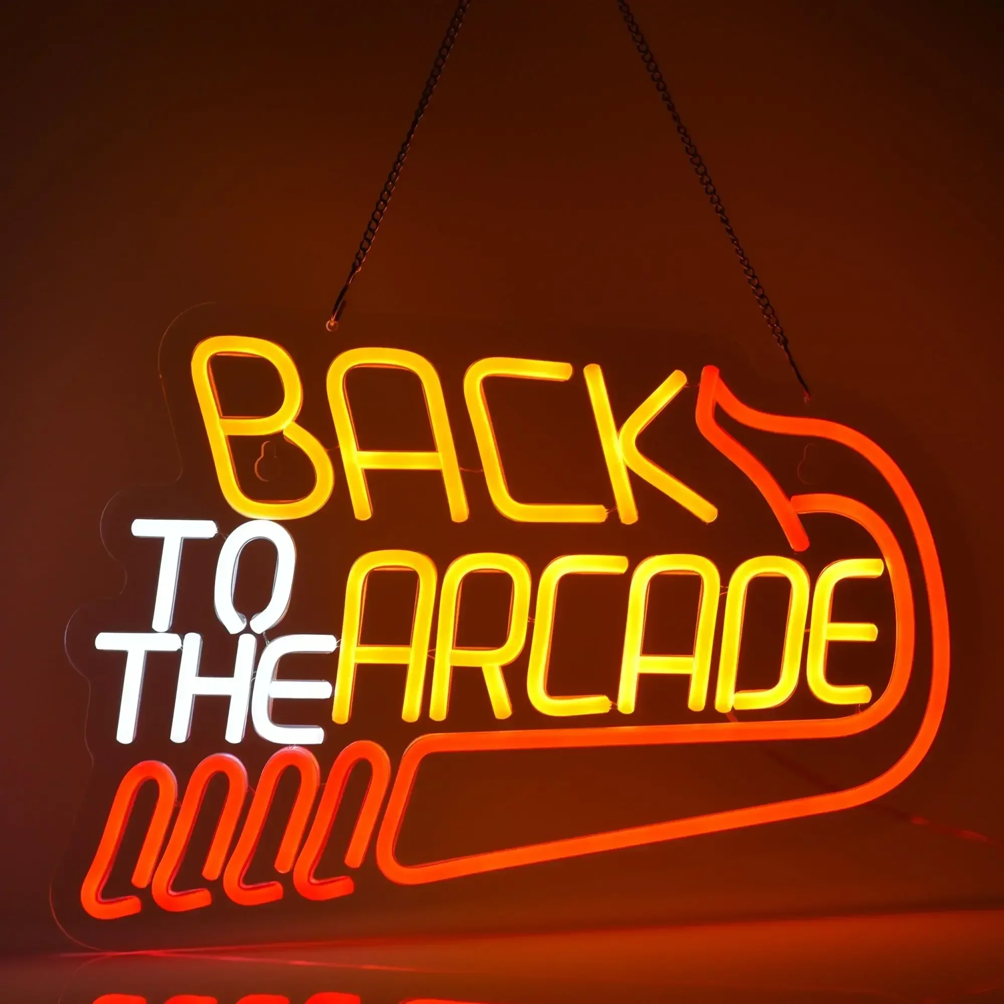 Back to The Arcade Neon Sign R - Retro Gaming Ideas 评论和价格