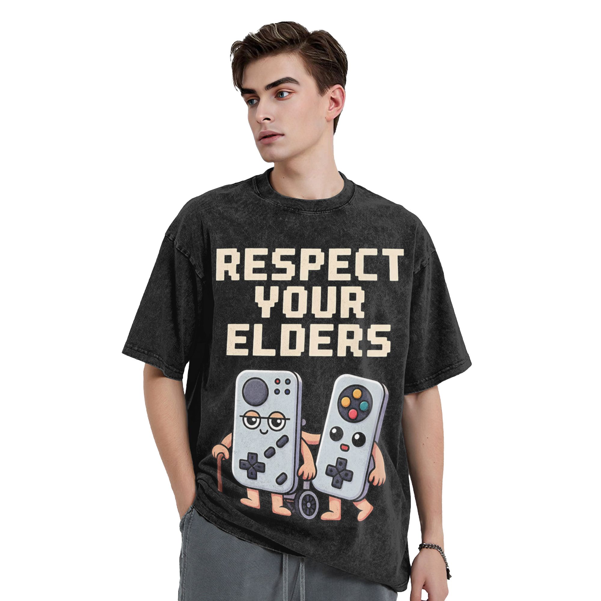Respect Your Elders gaming ret - Retro Gaming Ideas 评论和价格