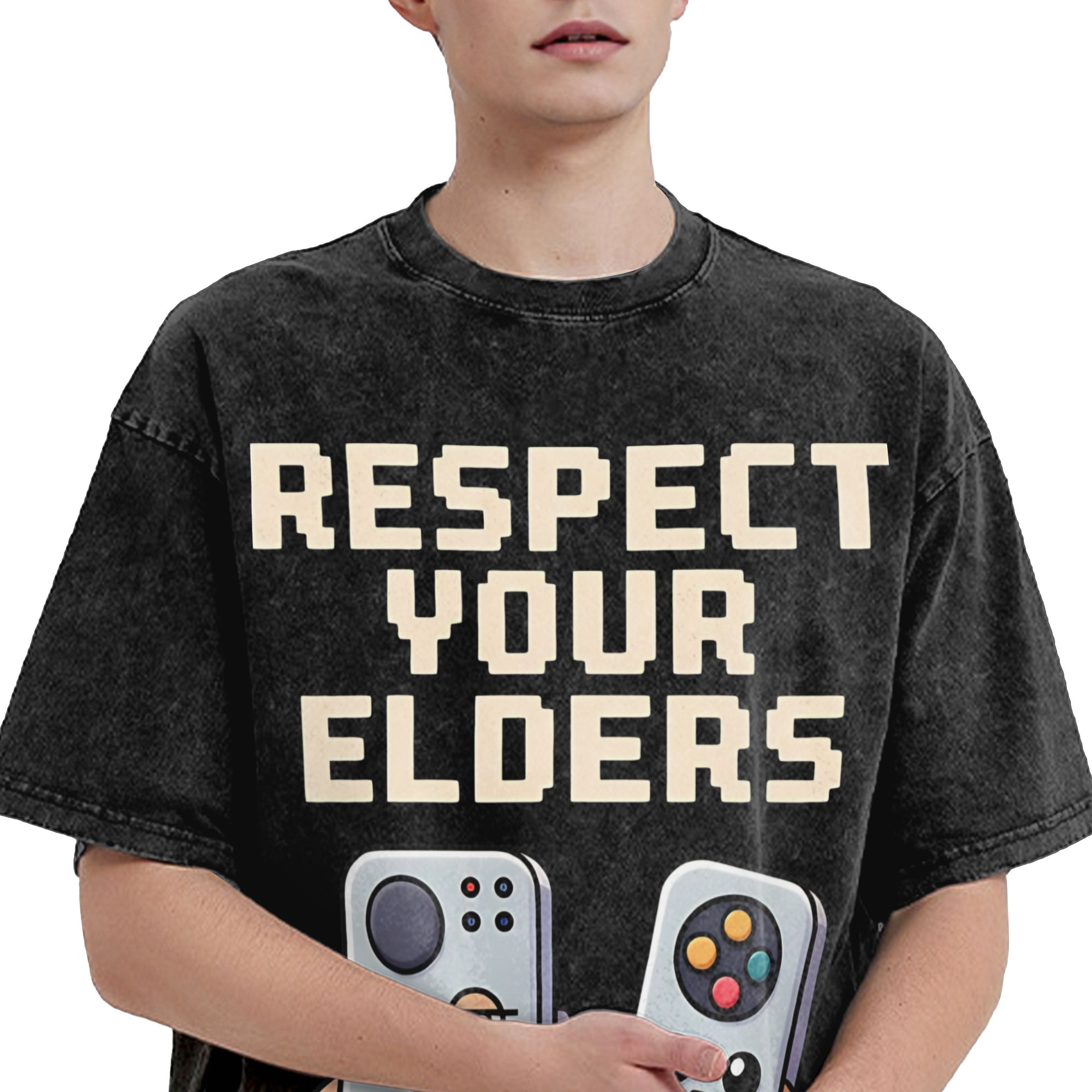 Respect Your Elders gaming ret - Retro Gaming Ideas 评论和价格
