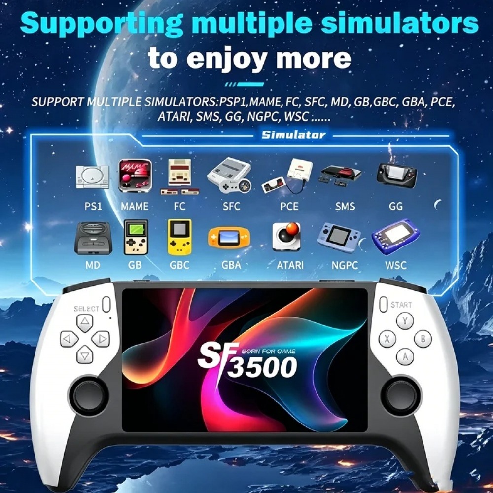 SF3500 5 inch Handheld Game Co - Retro Gaming Gameboy 评论和价格